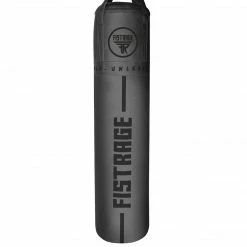 Boxing All FISTRAGE Heavy Punch Bag 5ft Black Matt Microfiber Leather (Filled & Unfilled)