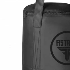 Boxing All FISTRAGE Heavy Punch Bag 5ft Black Matt Microfiber Leather (Filled & Unfilled)