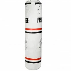 Fistrage USA FISTRAGE Heavy Punch Bag 5ft White Microfiber Leather (Filled & Unfilled) Boxing All 11 Fistrage USA FISTRAGE Heavy Punch Bag 5ft White Microfiber Leather (Filled & Unfilled) Boxing All
