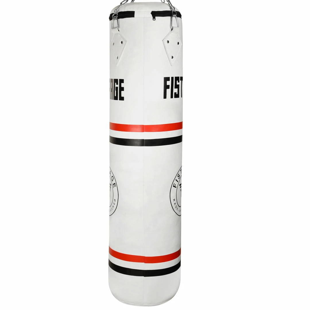 Fistrage USA FISTRAGE Heavy Punch Bag 5ft White Microfiber Leather (Filled & Unfilled) Boxing All 5 Fistrage USA FISTRAGE Heavy Punch Bag 5ft White Microfiber Leather (Filled & Unfilled) Boxing All