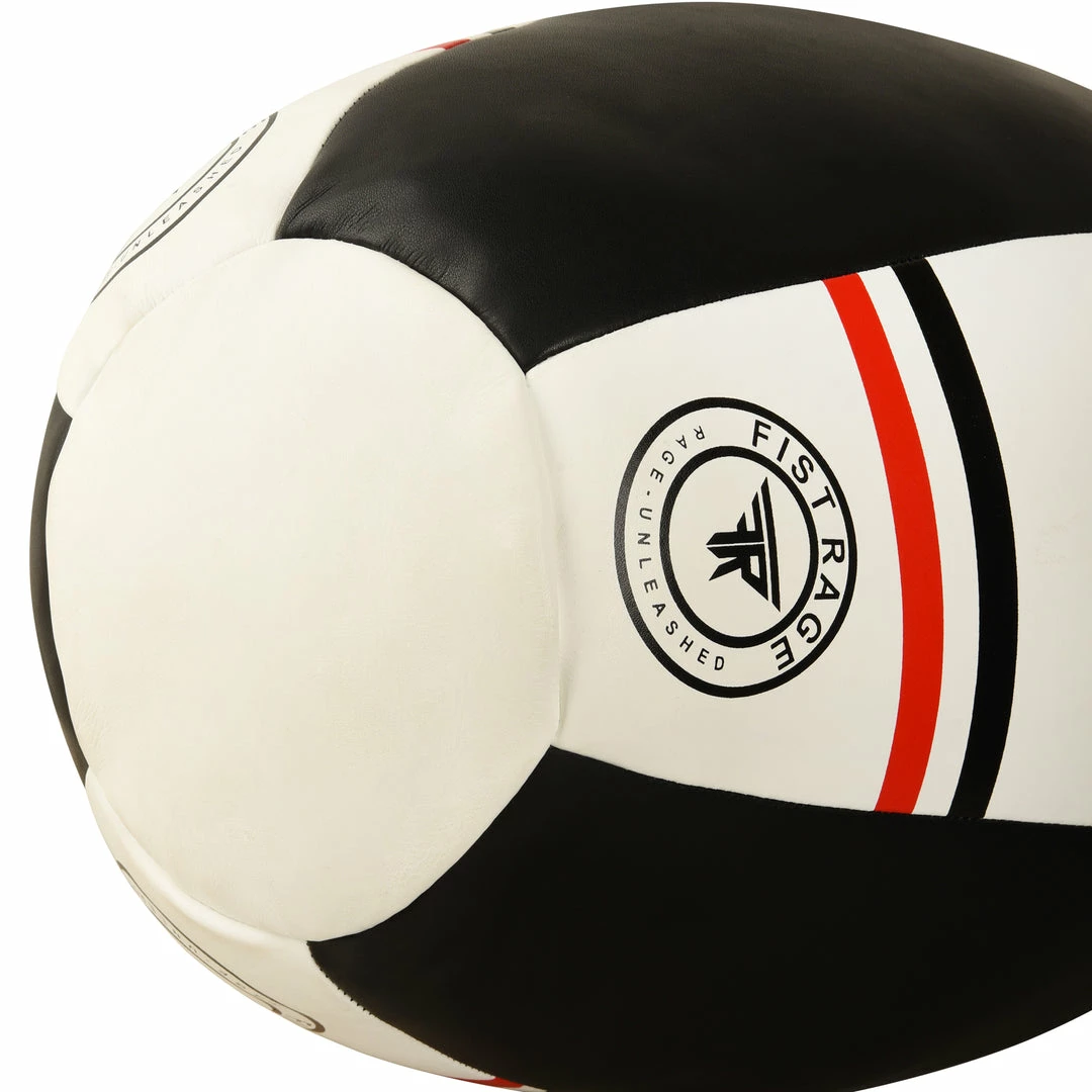 FISTRAGE Wrecking Punch Bag Microfiber Leather White (Filled & Unfilled) 7 FISTRAGE Wrecking Punch Bag Microfiber Leather White (Filled & Unfilled)
