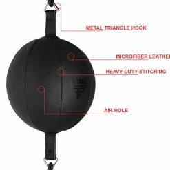 FISTRAGE Double End Leather Training Dodge MMA Boxing Floor To Ceiling Punching Speed Ball 12 FISTRAGE Double End Leather Training Dodge MMA Boxing Floor To Ceiling Punching Speed Ball