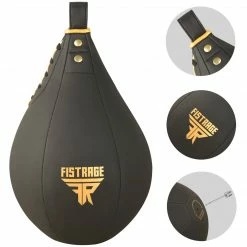 FISTRAGE SPEED BAG MATT BLACK/GOLD