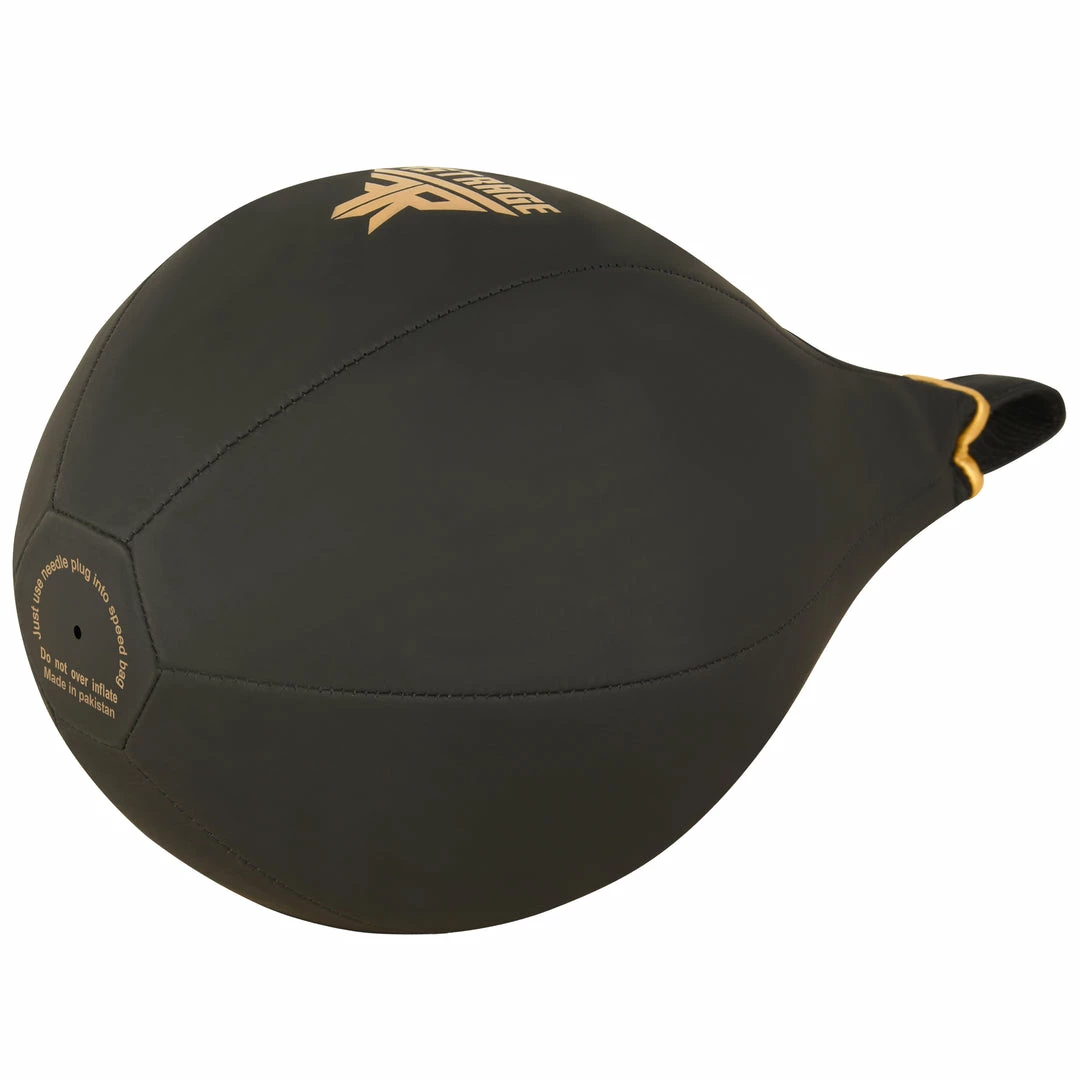 FISTRAGE SPEED BAG MATT BLACK/GOLD 9 FISTRAGE SPEED BAG MATT BLACK/GOLD