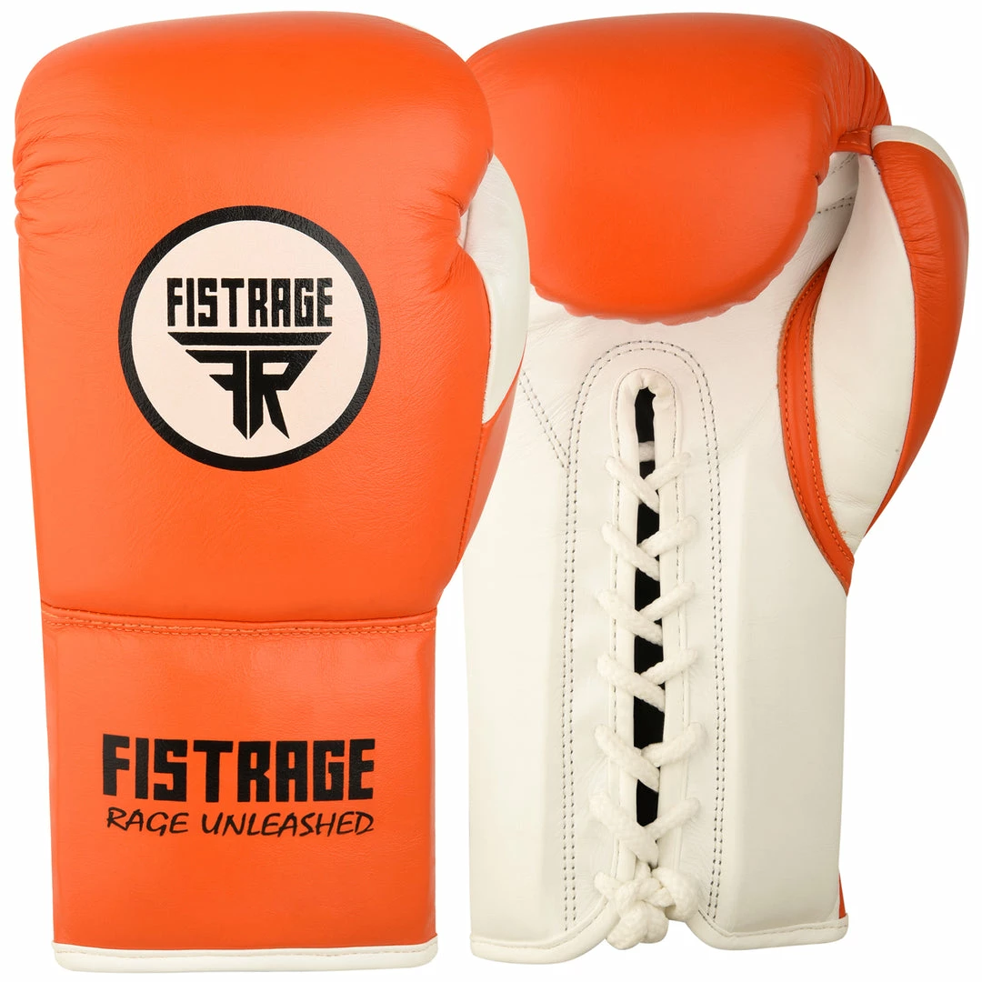 FISTRAGE Competition Professional Lace Up Boxing Gloves 3 FISTRAGE Competition Professional Lace Up Boxing Gloves
