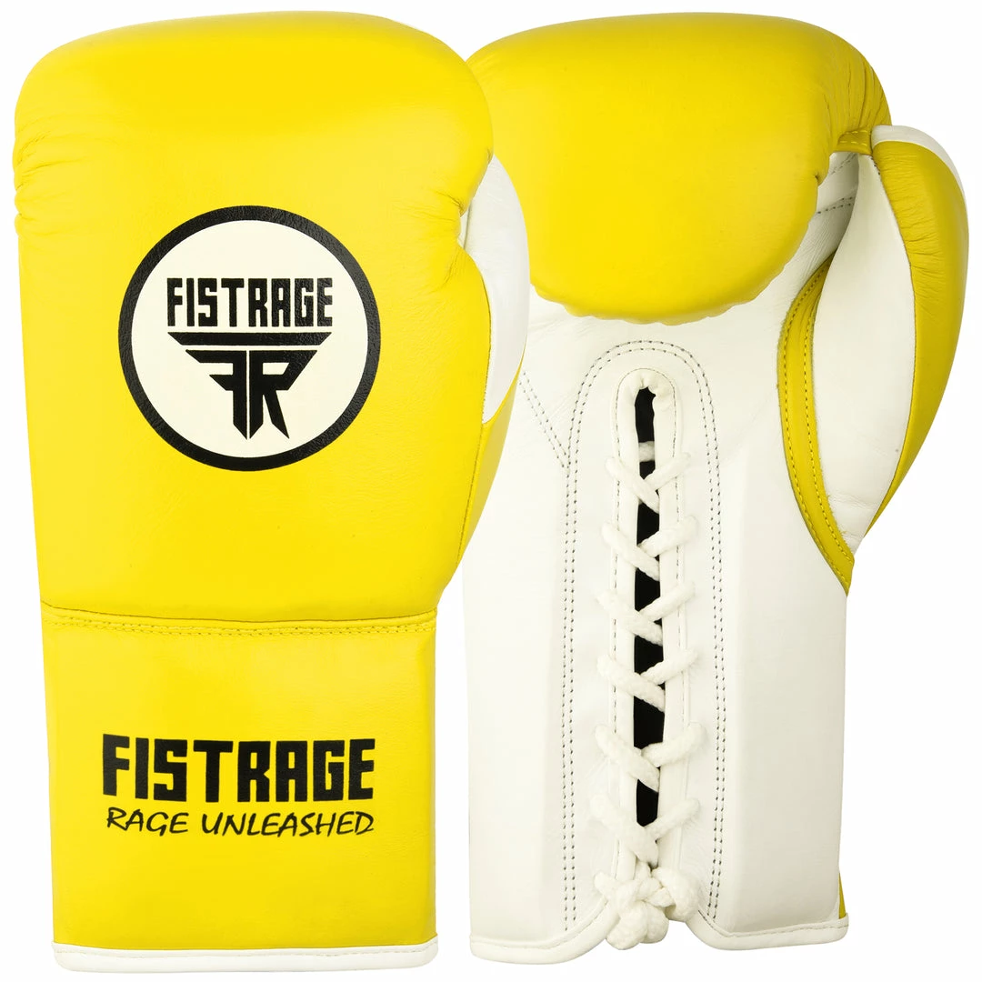 FISTRAGE Competition Professional Lace Up Boxing Gloves 10 FISTRAGE Competition Professional Lace Up Boxing Gloves