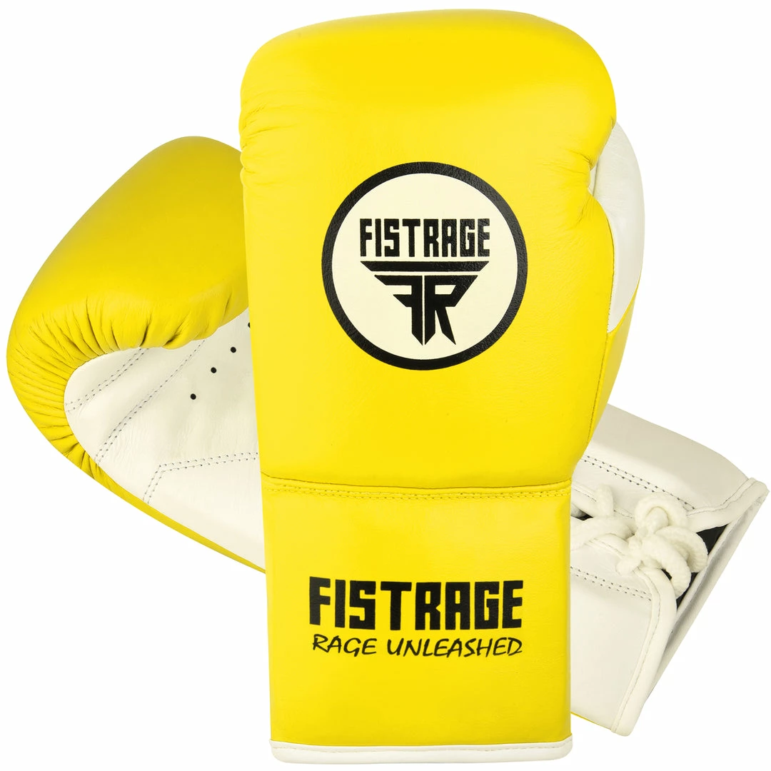 FISTRAGE Competition Professional Lace Up Boxing Gloves 14 FISTRAGE Competition Professional Lace Up Boxing Gloves