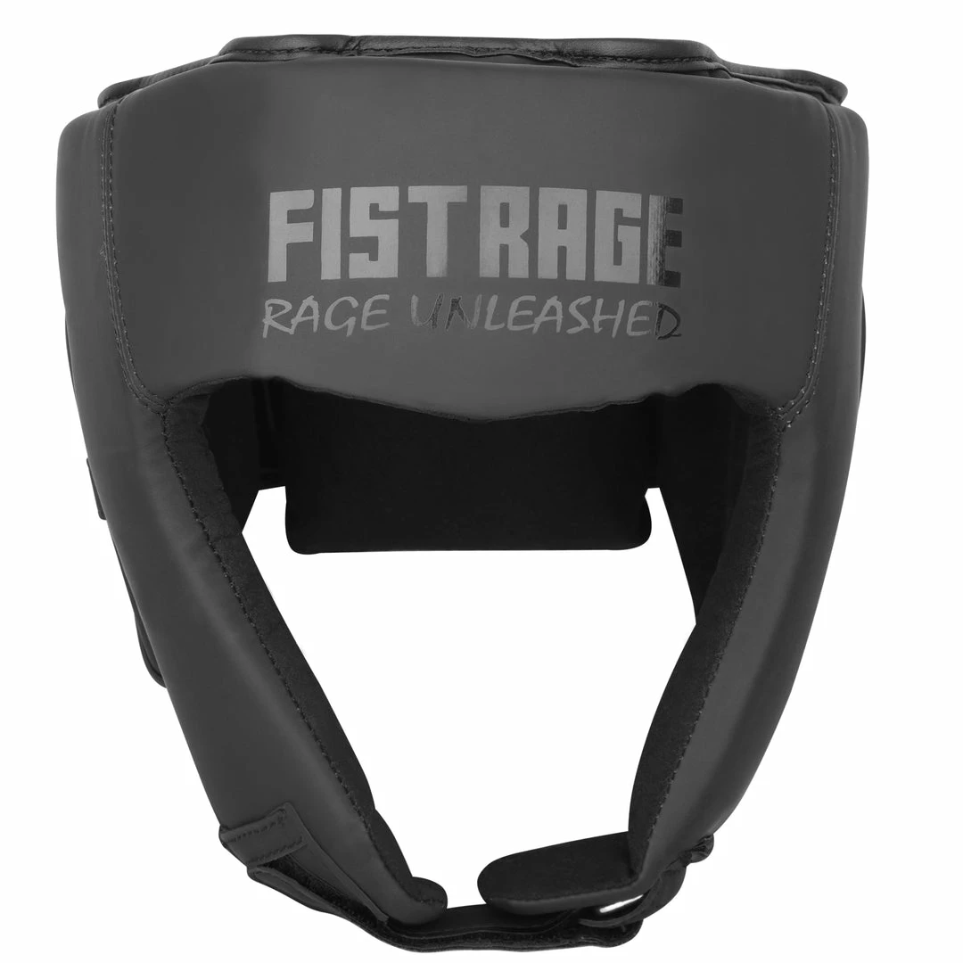 Boxing All FISTRAGE BOXING HEADGEAR OPEN FACE MATT BLACK 3 Boxing All FISTRAGE BOXING HEADGEAR OPEN FACE MATT BLACK