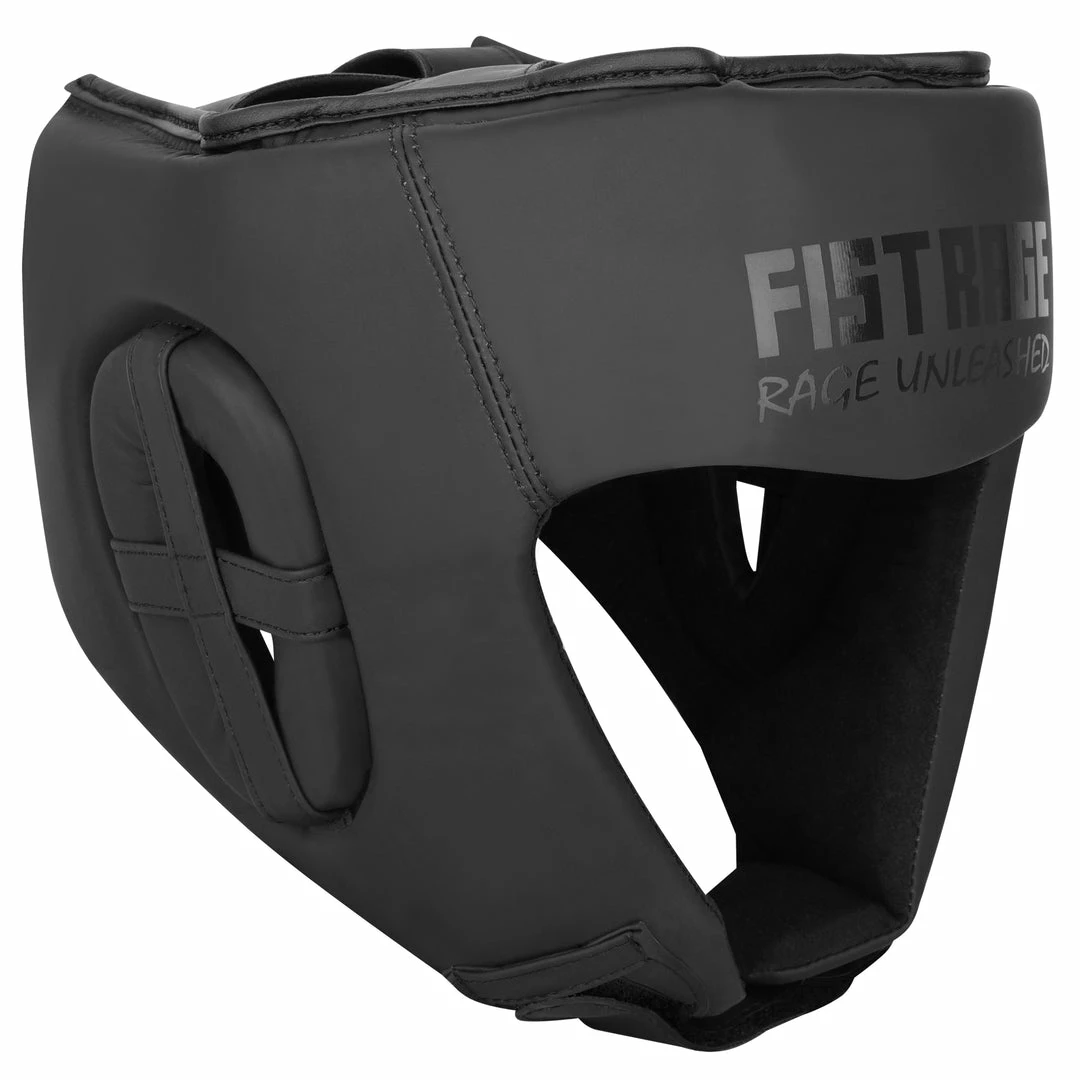Boxing All FISTRAGE BOXING HEADGEAR OPEN FACE MATT BLACK 5 Boxing All FISTRAGE BOXING HEADGEAR OPEN FACE MATT BLACK