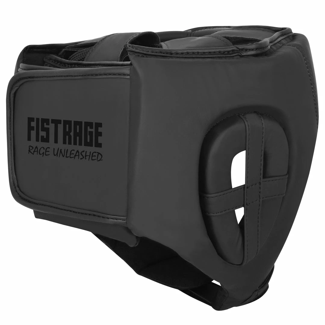 Boxing All FISTRAGE BOXING HEADGEAR OPEN FACE MATT BLACK 9 Boxing All FISTRAGE BOXING HEADGEAR OPEN FACE MATT BLACK