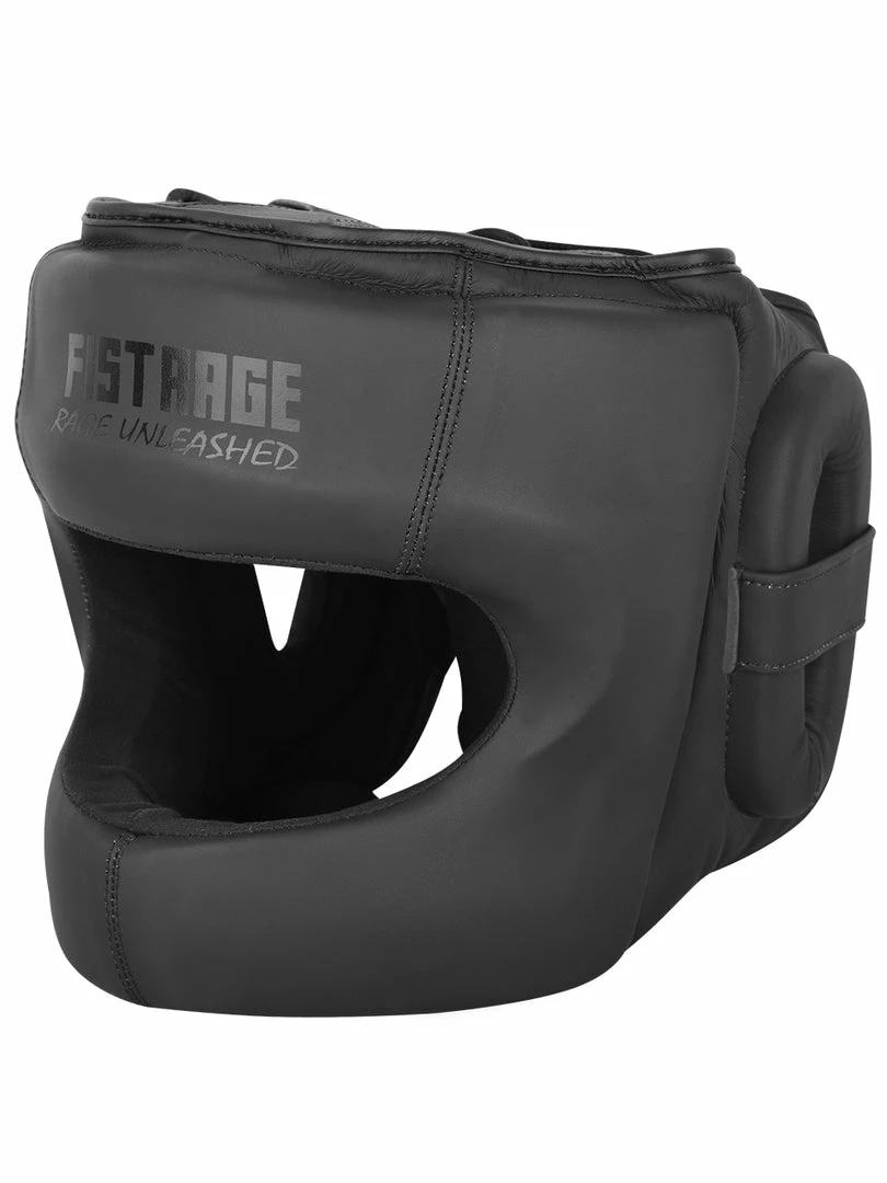 FISTRAGE LEATHER FULL FACE NOSE PROTECTION GUARD SPARRING HEADGEAR Boxing All 4 FISTRAGE LEATHER FULL FACE NOSE PROTECTION GUARD SPARRING HEADGEAR Boxing All