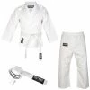 Fistrage USA FISTRAGE Karate Gi 8 Oz Lightweight Uniform With Belt Soft Poly Cotton Blend Fabric For Martial Arts Beginner Training Suit Gi's 1 Fistrage USA FISTRAGE Karate Gi 8 Oz Lightweight Uniform With Belt Soft Poly Cotton Blend Fabric For Martial Arts Beginner Training Suit Gi's