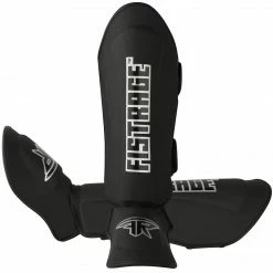FISTRAGE SHIN GUARD MATT BLACK Boxing All 40 FISTRAGE SHIN GUARD MATT BLACK Boxing All