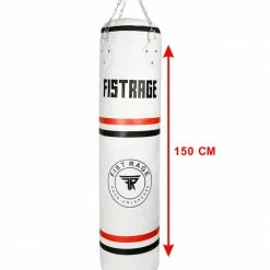 Fistrage USA FISTRAGE Heavy Punch Bag 5ft White Microfiber Leather (Filled & Unfilled) Boxing All 15 Fistrage USA FISTRAGE Heavy Punch Bag 5ft White Microfiber Leather (Filled & Unfilled) Boxing All