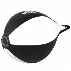 Fistrage USA FISTRAGE Speed Bag Leather Lightweight Boxing Ball MMA Muay Thai Training Punching Dodge Striking With Free Hanging Swivel Workout Speedball Kit Kicking Equipment Speed Bags