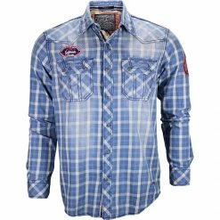 Affliction Apparel Night Train Woven Longsleeve
