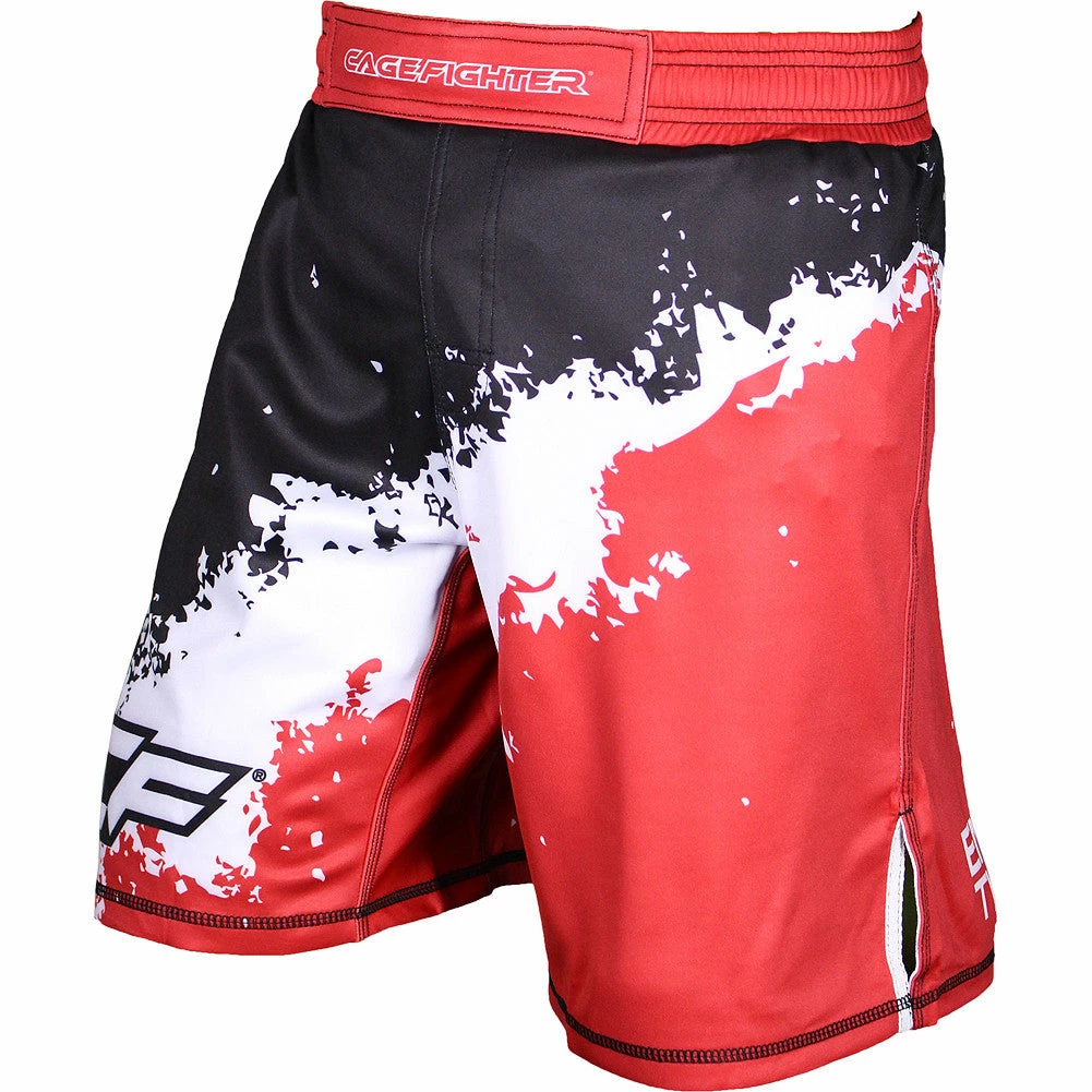 Cage Fighter Apparel Splatter Fight Shorts 3 Cage Fighter Apparel Splatter Fight Shorts