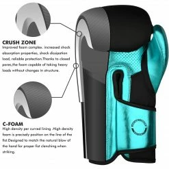 FISTRAGE Boxing Gloves BULGING DERMIS Metallic Leather MMA Training Muay Thai Sparring For Men & Women Boxing All