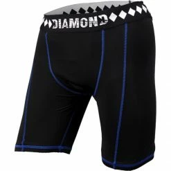 Diamond MMA Compression Short With Built In 4-strap Jock Apparel