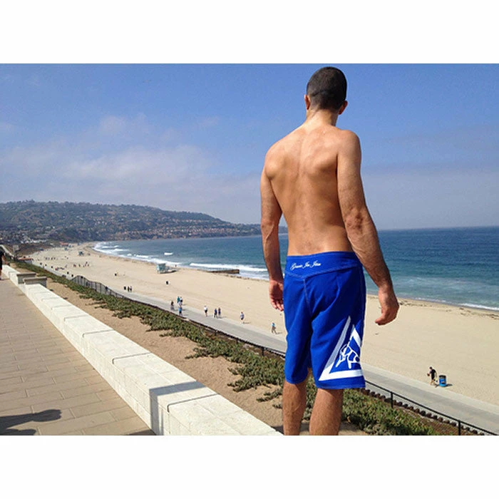 Gracie Jiu-Jitsu Royal Fight Shorts Apparel 7 Gracie Jiu-Jitsu Royal Fight Shorts Apparel