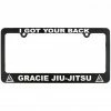 Gracie Jiu-Jitsu Accessories I Got Your Back License Plate Frame 1 Gracie Jiu-Jitsu Accessories I Got Your Back License Plate Frame