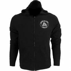 Gracie Jiu-Jitsu Black Gracie Academy Zip Hooded Sweatshirt Apparel