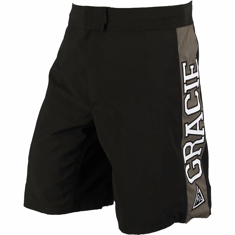 Gracie Jiu-Jitsu Embroidered Fight Shorts Apparel 3 Gracie Jiu-Jitsu Embroidered Fight Shorts Apparel