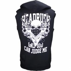 Headrush VVV Triangle Cut-Off Zip Hoodie